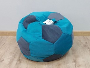 Кресло-мешок Мяч S (Shaggy Azure-Shaggy Grafit) в Нягани - nyagan.mebel-74.com | фото