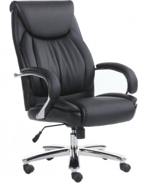 Кресло офисное BRABIX PREMIUM "Advance EX-575" (хром, экокожа, черное) 531825 в Нягани - nyagan.mebel-74.com | фото