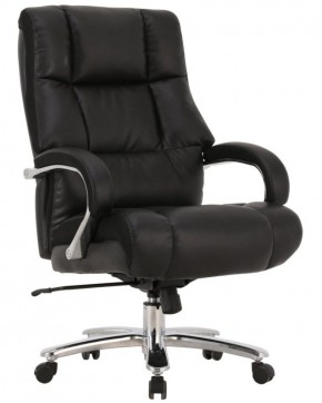 Кресло офисное BRABIX PREMIUM "Bomer HD-007" (рециклированная кожа, хром, черное) 531939 в Нягани - nyagan.mebel-74.com | фото