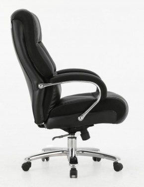 Кресло офисное BRABIX PREMIUM "Bomer HD-007" (рециклированная кожа, хром, черное) 531939 в Нягани - nyagan.mebel-74.com | фото