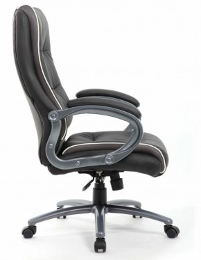 Кресло офисное BRABIX PREMIUM "Strong HD-009" (экокожа черная, ткань серая) 531945 в Нягани - nyagan.mebel-74.com | фото