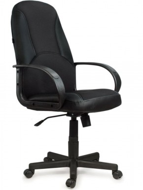 Кресло офисное BRABIX "City EX-512" (кожзам черный, ткань черная) 531407 в Нягани - nyagan.mebel-74.com | фото