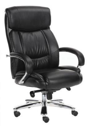 Кресло офисное BRABIX "Direct EX-580" (хром/рециклированная кожа/черное) 531824 в Нягани - nyagan.mebel-74.com | фото