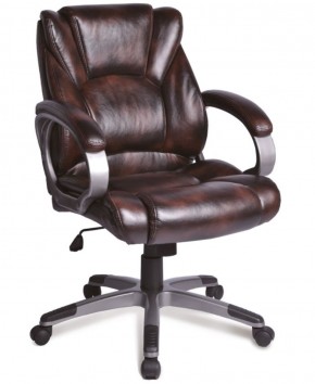Кресло офисное BRABIX "Eldorado EX-504" (коричневое) 530875 в Нягани - nyagan.mebel-74.com | фото