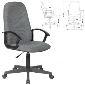 Кресло офисное BRABIX "Element EX-289", ткань, серое, 532093 в Нягани - nyagan.mebel-74.com | фото