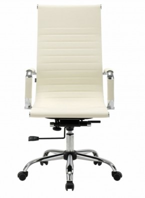 Кресло офисное BRABIX "Energy EX-509" (экокожа, хром, бежевое) 531166 в Нягани - nyagan.mebel-74.com | фото