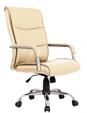 Кресло офисное BRABIX "Space EX-508" (экокожа, хром, бежевое) 531165 в Нягани - nyagan.mebel-74.com | фото