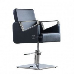 Кресло парикмахерское Barneo 6300V5 черное в Нягани - nyagan.mebel-74.com | фото
