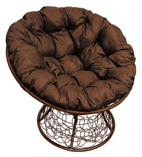 Кресло "ПАПАСАН" ротанг (каркас коричневый) в Нягани - nyagan.mebel-74.com | фото