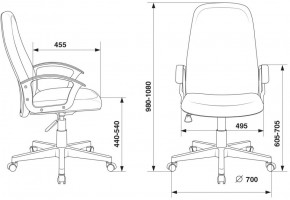 Кресло руководителя Бюрократ CH-808LT/#G серый 3C1 в Нягани - nyagan.mebel-74.com | фото