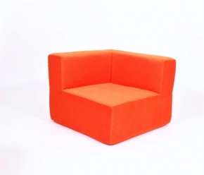 Кресло-угловое-модуль бескаркасное Тетрис 30 (Оранжевый) в Нягани - nyagan.mebel-74.com | фото