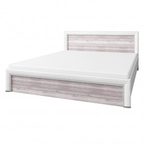 Кровать 160, OLIVIA, цвет вудлайн крем/дуб анкона в Нягани - nyagan.mebel-74.com | фото