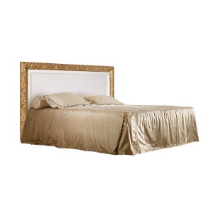 Кровать 2-х спальная (1,4 м)Тиффани штрих-лак/золото с подъемным механизмом (ТФКР140-2[7]) в Нягани - nyagan.mebel-74.com | фото