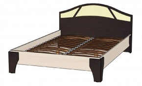 ВЕРОНА Кровать 1400 с основанием (Венге/Анкор светлый) в Нягани - nyagan.mebel-74.com | фото