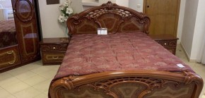 Кровать 2-х спальная 1600*2000 Роза, без основания (01.116) орех в Нягани - nyagan.mebel-74.com | фото