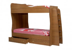 Кровать детская 2-х ярусная Юниор-1 (800*2000) ЛДСП в Нягани - nyagan.mebel-74.com | фото