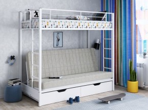 Кровать двухъярусная с диваном "Мадлен-ЯЯ" с ящиками в Нягани - nyagan.mebel-74.com | фото