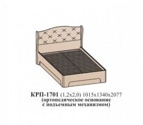 Кровать ЭЙМИ с подъемным механизмом КРП-1701 Рэд фокс (1200х2000) в Нягани - nyagan.mebel-74.com | фото