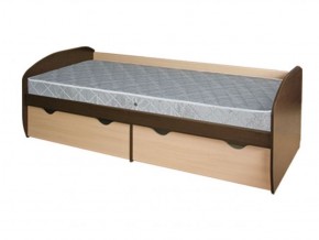 Кровать КД-1.8 с ящиком (Венге/Дуб молочный) в Нягани - nyagan.mebel-74.com | фото