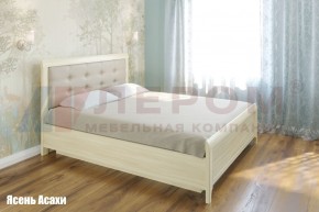 Кровать КР-1033 с мягким изголовьем в Нягани - nyagan.mebel-74.com | фото