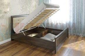 Кровать КР-1034 с мягким изголовьем в Нягани - nyagan.mebel-74.com | фото