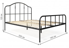 Кровать Милена 160х200 черная в Нягани - nyagan.mebel-74.com | фото