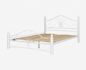 Кровать "Фортуна 1" КМД 2.01 Белая (1200*2000) (ножки-белые) с коваными элементами в Нягани - nyagan.mebel-74.com | фото