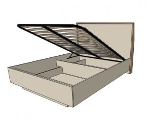 Кровать с основанием с ПМ и местом для хранения (1600) в Нягани - nyagan.mebel-74.com | фото