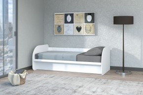 Кровать Сказка с ПМ 900 (Белый текстурный) в Нягани - nyagan.mebel-74.com | фото