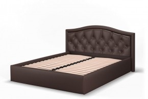 Кровать Стелла 1200*2000 NEO 10 (темно-коричневый) в Нягани - nyagan.mebel-74.com | фото