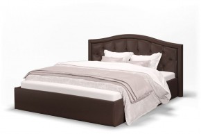 Кровать Стелла 1200 + Основание (Лесмо brown) коричневый в Нягани - nyagan.mebel-74.com | фото