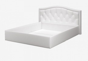 Кровать Стелла 1200 + Основание (Vega white) Белый в Нягани - nyagan.mebel-74.com | фото