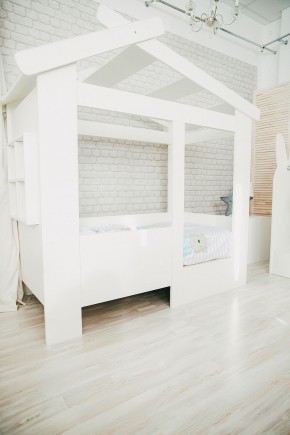 Кровать Теремок (800*1600) Без ящика/ступеньки в Нягани - nyagan.mebel-74.com | фото