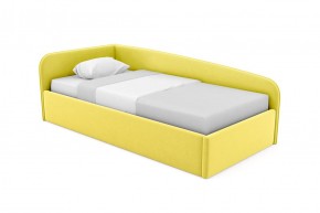Кровать угловая Лэсли интерьерная +настил ДСП (80х200) в Нягани - nyagan.mebel-74.com | фото