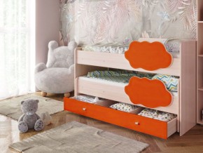 Кровать выкатная Соник на щитах (800*1600) с бортиком + ящик в Нягани - nyagan.mebel-74.com | фото