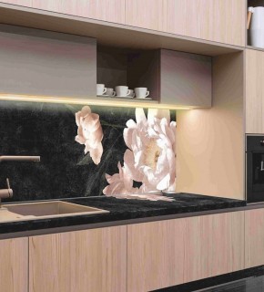 Кухонный фартук со столешницей (А-05) в едином стиле (3050 мм) в Нягани - nyagan.mebel-74.com | фото