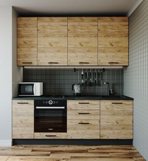 Кухонный гарнитур Крафт 2200 (Стол. 26мм) в Нягани - nyagan.mebel-74.com | фото