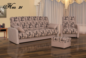 Комплект мягкой мебели НЕО 21М (3+1+ Пуф) в Нягани - nyagan.mebel-74.com | фото