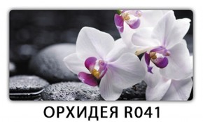Обеденный раздвижной стол Бриз с фотопечатью Орхидея R041 в Нягани - nyagan.mebel-74.com | фото