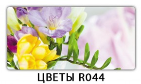 Обеденный раздвижной стол Бриз с фотопечатью Цветы R044 в Нягани - nyagan.mebel-74.com | фото