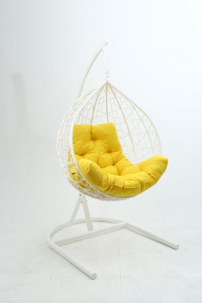 Подвесное кресло Бароло (белый/желтый) в Нягани - nyagan.mebel-74.com | фото