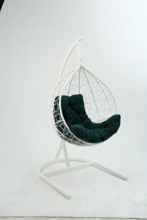 Подвесное кресло Бароло (белый/зеленый) в Нягани - nyagan.mebel-74.com | фото