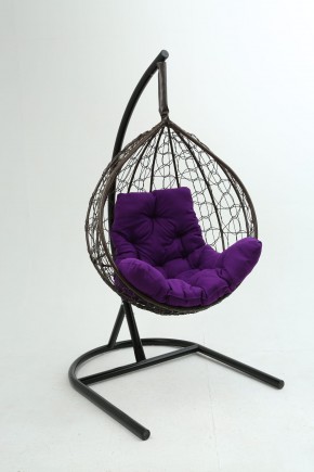 Подвесное кресло Бароло (коричневый/фиолетовый) в Нягани - nyagan.mebel-74.com | фото