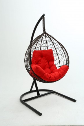 Подвесное кресло Бароло (коричневый/красный) в Нягани - nyagan.mebel-74.com | фото