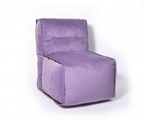 Прямое модульное бескаркасное кресло Комфорт (Фиолет велюр) в Нягани - nyagan.mebel-74.com | фото