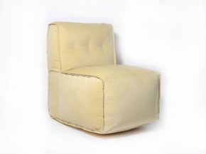 Прямое модульное бескаркасное кресло Комфорт (Желтый велюр) в Нягани - nyagan.mebel-74.com | фото