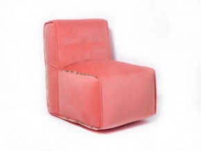 Прямое модульное бескаркасное кресло Комфорт (Персик велюр) в Нягани - nyagan.mebel-74.com | фото
