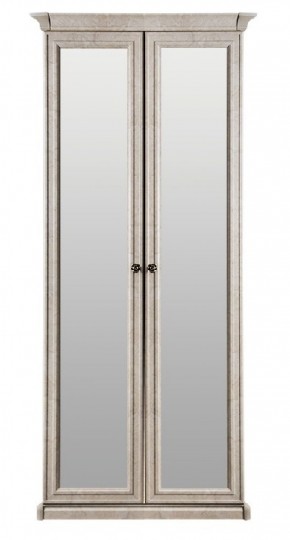 Шкаф 2-х створчатый с Зеркалом Афина (крем корень) в Нягани - nyagan.mebel-74.com | фото