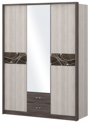 Шкаф 3-х дверный с зеркалом Шк68.2 МС Николь в Нягани - nyagan.mebel-74.com | фото