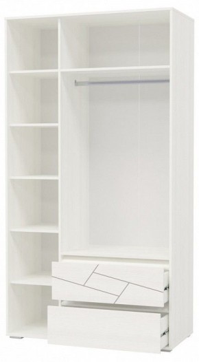 Шкаф 3-х дверный с ящиками АДЕЛИНА (4-4832рам.б) в Нягани - nyagan.mebel-74.com | фото